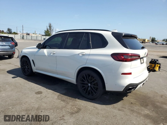 2022 BMW X5 xDrive40i z VIN 5UXCR6C05N9K44844, wystawiony jako Copart lot #52027125 z przebiegiem 50 382 mil mil oraz Nie do naprawy • Non repairable. Historia ofert i sprzedaży dostępna na DreamBid. Obrazek 2.
