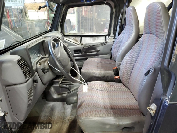 1998 Jeep Wrangler SE with VIN 1J4FY29P4WP792159, listed as a Copart auction lot 73400054 with 0 mi miles and Salvage Title. Bid and sale history available at carsss.com. Image 7.