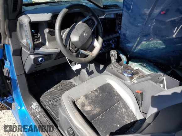 2024 Ford Bronco Black Diamond with VIN 1FMDE1AH3RLA45289, listed as a Copart auction lot 87805915 with 4,644 mi miles and Salvage title. Bid and sale history available at DreamBid. Image 8.