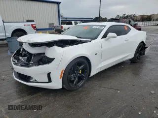 2022 Chevrolet Camaro 2LT with VIN 1G1FD1RSXN0124074, listed as a Copart auction lot 41914925 with 42,884 mi miles and Salvage Title. Bid and sale history available at carsss.com. Image 1.