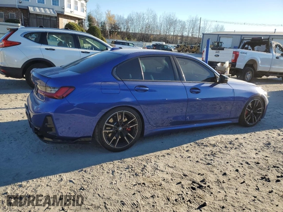 2024 BMW 3 Series M340i xDrive with VIN 3MW49FF00R8D93645, listed as a Copart auction lot 80304054 with 19,811 mi miles and Salvage Title. Bid and sale history available at carsss.com. Image 3.