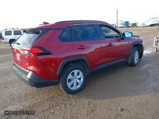 2021 Toyota RAV4 LE with VIN JTMH1RFV7MD067278, listed as a IAAI auction lot 41152477 with 55,094 mi miles. Bid and sale history available at carsss.com. Image 4.