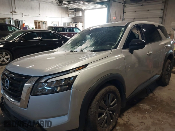 2023 Nissan Pathfinder S with VIN 5N1DR3AC3PC219508, listed as a IAAI auction lot 41808087 with 54,669 mi miles and . Bid and sale history available at DreamBid. Image 2.