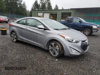 2013 Hyundai Elantra Coupe SE with VIN KMHDH6AE9DU013525, listed as a Copart auction lot 43639555 with 0 mi miles and Salvage Title. Bid and sale history available at carsss.com. Image 4.