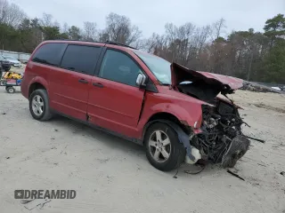 2008 Dodge Grand Caravan SE with VIN 1D8HN44H78B110539, listed as a Copart auction lot 47423955 with 351,690 mi miles and Salvage Title. Bid and sale history available at DreamBid. Image 4.