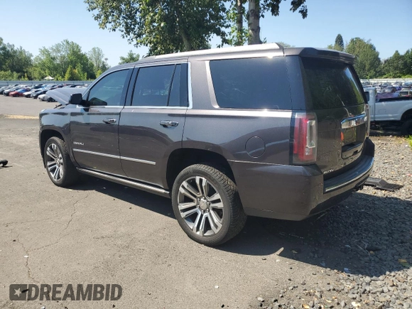 2018 GMC Yukon Denali with VIN 1GKS2CKJ7JR179097, listed as a Copart auction lot 65645904 with 0 mi miles and Salvage Title. Bid and sale history available at carsss.com. Image 2.