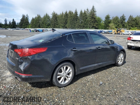 2013 Kia Optima EX z VIN 5XXGN4A78DG227184, wystawiony jako Copart lot #57710015 z przebiegiem 154 906 mil mil oraz Czysty tytuł • Clean title. Historia ofert i sprzedaży dostępna na DreamBid. Obrazek 3.