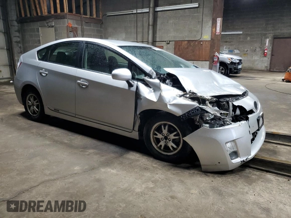 2011 Toyota Prius I with VIN JTDKN3DUXB1438286, listed as a Copart auction lot 51229275 with 0 mi miles and Salvage Title. Bid and sale history available at carsss.com. Image 4.