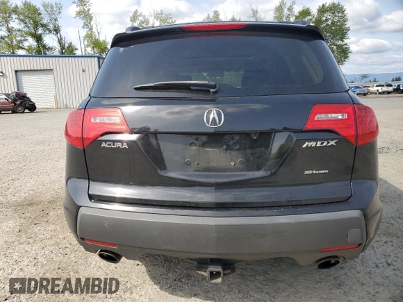 2007 Acura MDX Sport with VIN 2HNYD28867H503559, listed as a Copart auction lot 55153715 with 182,947 mi miles and Salvage Title. Bid and sale history available at DreamBid. Image 6.