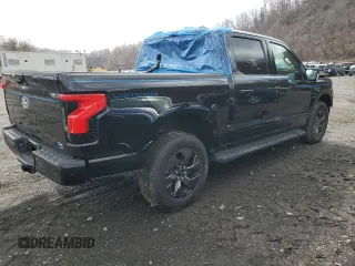 2024 Ford F-150 Lightning Flash with VIN 1FT6W3L78RWG03307, listed as a Copart auction lot 51422915 with 3,621 mi miles and Salvage Title. Bid and sale history available at DreamBid. Image 3.