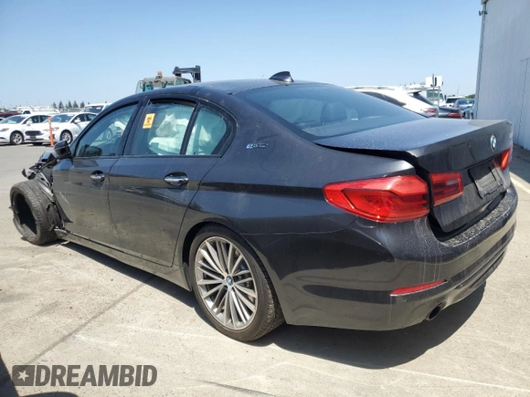 2018 BMW 5 Series 530e with VIN WBAJA9C53JB034157, listed as a Copart auction lot 54392415 with Not provided miles and Salvage title. Bid and sale history available at DreamBid. Image 2.