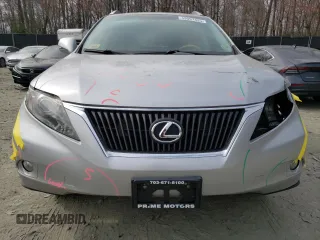 2010 Lexus RX 350 with VIN 2T2BK1BA1AC021974, listed as a Copart auction lot 49097325 with 111,078 mi miles and Salvage Title. Bid and sale history available at DreamBid. Image 5.