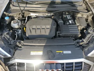 2020 Audi Q3 S line Prestige with VIN WA1FECF30L1106522, listed as a Copart auction lot 81418994 with 75,596 mi miles and Salvage Title. Bid and sale history available at carsss.com. Image 13.