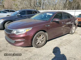 2017 Kia Optima LX with VIN 5XXGT4L35HG129168, listed as a Copart auction lot 54595415 with 159,413 mi miles and Salvage title. Bid and sale history available at DreamBid. Image 1.