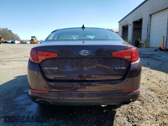 2012 Kia Optima EX with VIN 5XXGN4A79CG018017, listed as a Copart auction lot 49992515 with 132,831 mi miles and Salvage Title. Bid and sale history available at DreamBid. Image 6.