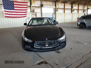 2015 Maserati Ghibli z VIN ZAM57XSA2F1146396, wystawiony jako Copart lot #56568585 z przebiegiem 85 556 mil mil oraz Szkoda całkowita • Salvage title. Historia ofert i sprzedaży dostępna na DreamBid. Obrazek 5.