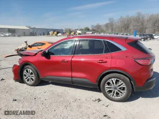2022 Ford Escape SEL with VIN 1FMCU0H61NUA28718, listed as a Copart auction lot 50773075 with 40,856 mi miles and Salvage Title. Bid and sale history available at carsss.com. Image 2.