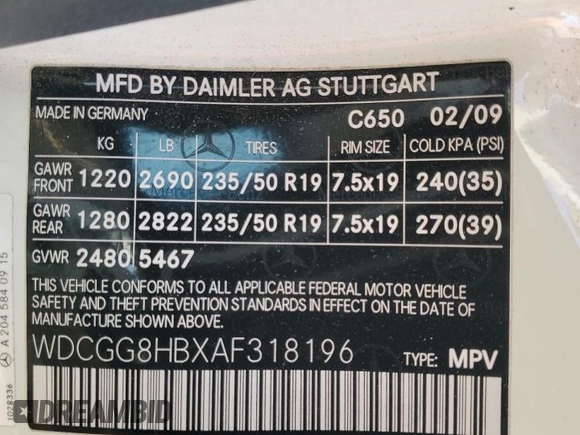 2010 Mercedes-Benz GLK 350 with VIN WDCGG8HBXAF318196, listed as a Copart auction lot 74781134 with 154,956 mi miles and Clean Title. Bid and sale history available at DreamBid. Image 13.