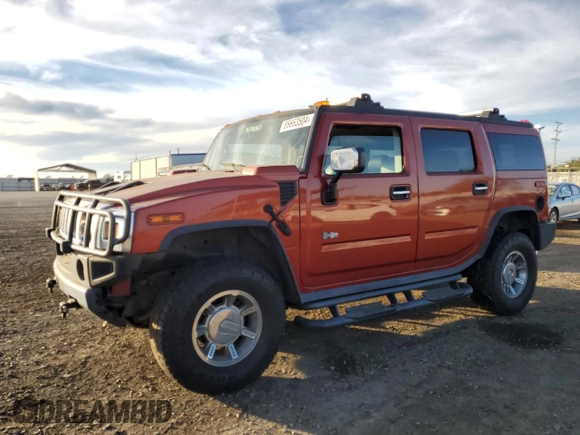 2003 Hummer H2 with VIN 5GRGN23U93H105182, listed as a Copart auction lot 86663504 with 158,027 mi miles and Clean Title. Bid and sale history available at carsss.com. Image 1.