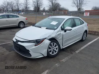 2022 Toyota Corolla LE with VIN JTDEPMAEXN3011631, listed as a IAAI auction lot 41727267 with 64,145 mi miles and . Bid and sale history available at DreamBid. Image 6.