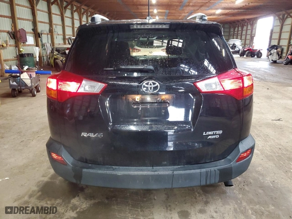 2015 Toyota RAV4 Limited with VIN 2T3DFREV9FW387273, listed as a Copart auction lot 50874535 with 129,634 mi miles and Salvage Title. Bid and sale history available at carsss.com. Image 6.