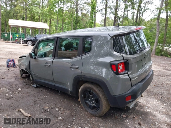 2020 Jeep Renegade Jeepster with VIN ZACNJBAB3LPL87508, listed as a IAAI auction lot 42381489 with Not provided miles and . Bid and sale history available at DreamBid. Image 3.