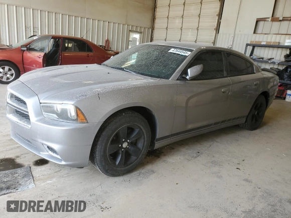 2014 Dodge Charger SE with VIN 2C3CDXBG3EH154651, listed as a Copart auction lot 47644545 with 141,065 mi miles and Salvage Title. Bid and sale history available at carsss.com. Image 1.