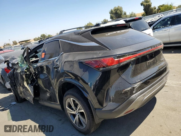 2023 Lexus RX with VIN 2T2BAMBA9PC020987, listed as a Copart auction lot 65079944 with 0 mi miles and Salvage Title. Bid and sale history available at carsss.com. Image 2.