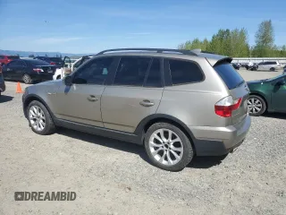 2007 BMW X3 3.0si with VIN WBXPC93407WF27560, listed as a Copart auction lot 54045345 with 140,288 mi miles and Clean Title. Bid and sale history available at carsss.com. Image 2.