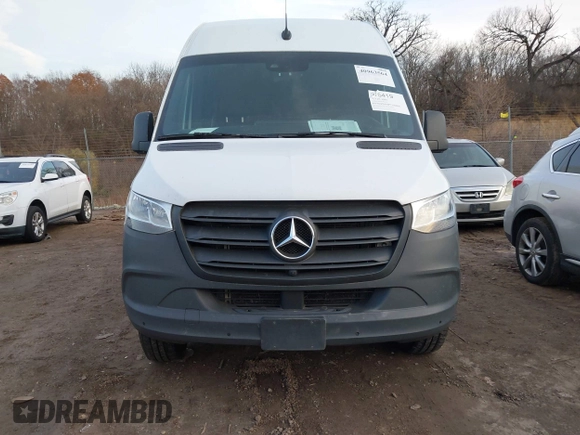 2023 Mercedes-Benz Sprinter Cargo with VIN W1Y4NCHY6PT120839, listed as a IAAI auction lot 40963564 with 128,639 mi miles. Bid and sale history available at carsss.com. Image 12.