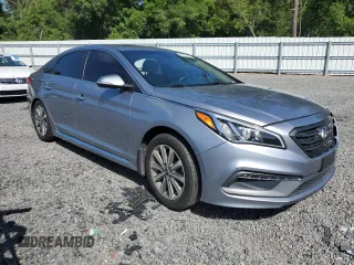 2016 Hyundai Sonata Sport with VIN 5NPE34AFXGH325341, listed as a Copart auction lot 54572035 with 132,316 mi miles and Salvage Title. Bid and sale history available at DreamBid. Image 4.