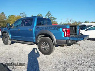 2020 Ford F-150 Raptor with VIN 1FTFW1RG6LFA91517, listed as a IAAI auction lot 41800990 with 112,535 mi miles and . Bid and sale history available at carsss.com. Image 3.