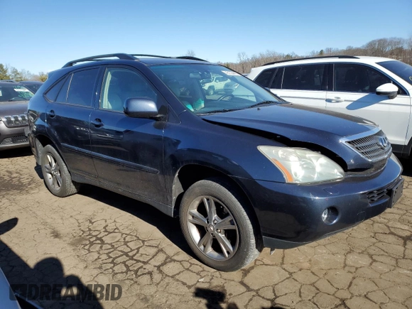2006 Lexus RX 400h z VIN JTJHW31U062003821, wystawiony jako Copart lot #43135445 z przebiegiem 233 782 mil mil oraz Nie do naprawy • Non repairable. Historia ofert i sprzedaży dostępna na DreamBid. Obrazek 4.
