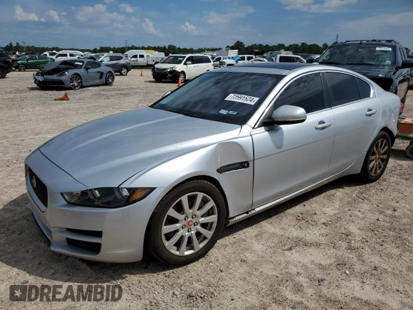 2019 Jaguar XE 25t with VIN SAJAR4FX9KCP48304, listed as a Copart auction lot 72591524 with 79,917 mi miles and Salvage Title. Bid and sale history available at carsss.com. Image 1.