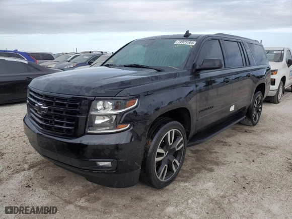 2020 Chevrolet Suburban Premier with VIN 1GNSKJKJ2LR228443, listed as a Copart auction lot 74923704 with 0 mi miles and Non Repairable. Bid and sale history available at carsss.com. Image 1.