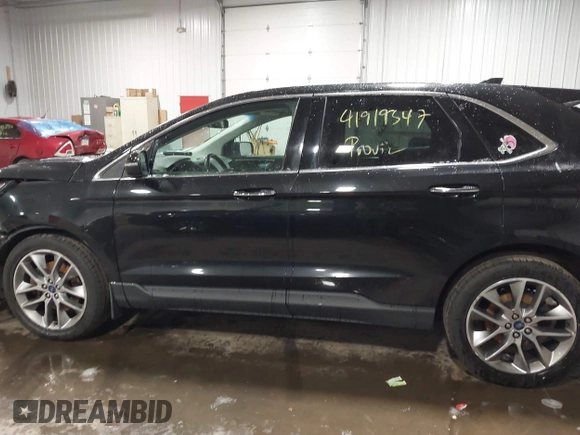 2015 Ford Edge Titanium z VIN 2FMTK4K91FBB27482, wystawiony jako IAAI lot #41919347 z przebiegiem 177 268 mil mil oraz . Historia ofert i sprzedaży dostępna na DreamBid. Obrazek 14.