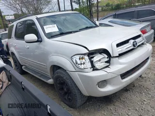 2006 Toyota Sequoia Limited with VIN 5TDZT38A46S269380, listed as a IAAI auction lot 41941588 with 285,464 mi miles and . Bid and sale history available at DreamBid. Image 1.