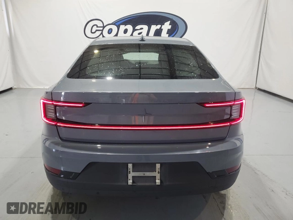 2023 Polestar 2 with VIN YSMEG3KA9PL161968, listed as a Copart auction lot 82687394 with 58,125 mi miles and Clean Title. Bid and sale history available at carsss.com. Image 6.