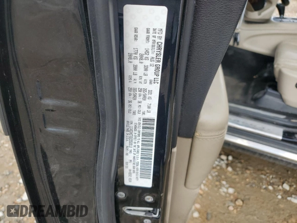 2013 Dodge Durango Citadel with VIN 1C4SDHET8DC552512, listed as a Copart auction lot 86630984 with 237,836 mi miles and Salvage Title. Bid and sale history available at carsss.com. Image 15.