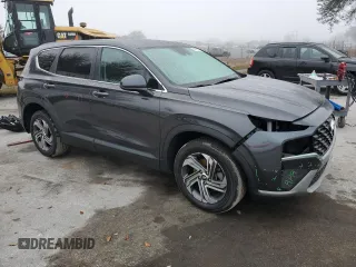 2021 Hyundai Santa Fe SE with VIN 5NMS14AJ8MH366606, listed as a Copart auction lot 43437755 with 53,109 mi miles and Salvage Title. Bid and sale history available at carsss.com. Image 4.
