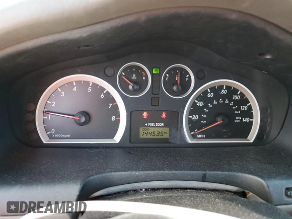 2005 Hyundai Santa Fe GLS with VIN KM8SC13D45U906507, listed as a Copart auction lot 77282394 with 144,535 mi miles and Clean Title. Bid and sale history available at carsss.com. Image 9.