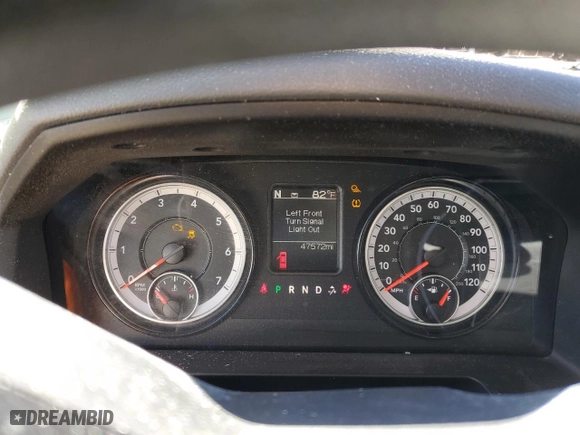 2018 Ram 2500 Tradesman with VIN 3C6UR5CJ8JG284698, listed as a Copart auction lot 87083654 with 47,572 mi miles and Salvage Title. Bid and sale history available at carsss.com. Image 9.