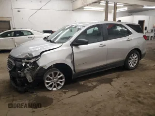 2021 Chevrolet Equinox LS with VIN 3GNAXHEV6MS149800, listed as a Copart auction lot 46214275 with 49,107 mi miles and Non Repairable. Bid and sale history available at DreamBid. Image 1.