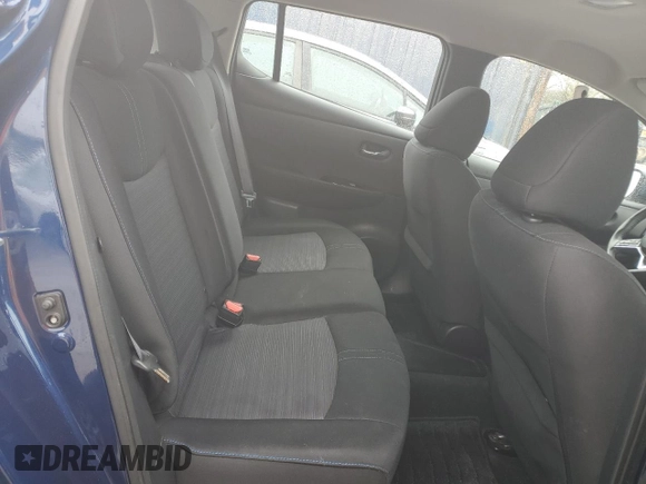 2018 Nissan LEAF S with VIN 1N4AZ1CPXJC307996, listed as a Copart auction lot 55135345 with 73,770 mi miles and Clean Title. Bid and sale history available at DreamBid. Image 10.