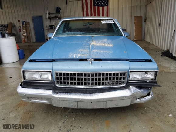 1988 Chevrolet Caprice with VIN 1G1BL51H4JA107607, listed as a Copart auction lot 43505345 with NaN miles and Salvage Title. Bid and sale history available at carsss.com. Image 5.