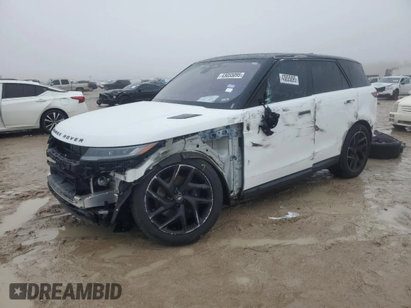 2023 Land Rover Range Rover Sport SE with VIN SAL1P9EU8PA108931, listed as a Copart auction lot 43055095 with 27,104 mi miles and Salvage Title. Bid and sale history available at DreamBid. Image 1.