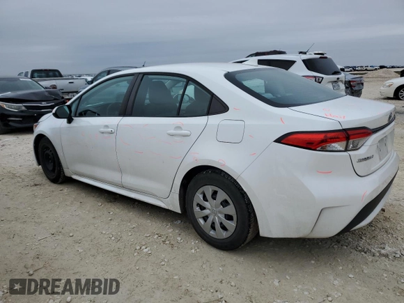 2021 Toyota Corolla L with VIN 5YFDPMAE8MP199521, listed as a Copart auction lot 45227185 with 53,977 mi miles and Salvage Title. Bid and sale history available at DreamBid. Image 2.