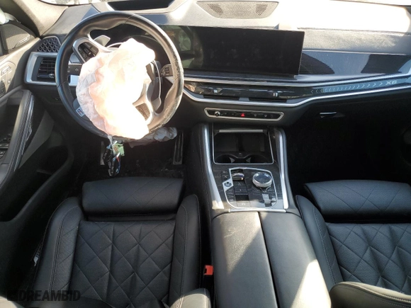 2024 BMW X6 xDrive40i with VIN 5UX33EX08R9S29248, listed as a Copart auction lot 41854745 with 24,676 mi miles and Salvage Title. Bid and sale history available at carsss.com. Image 8.