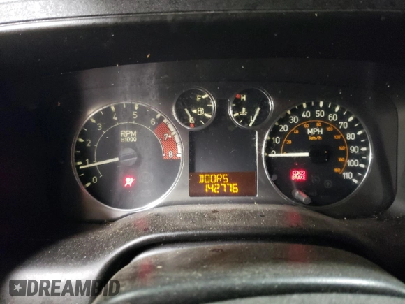 2007 Hummer H3 SUV with VIN 5GTDN13E578119621, listed as a Copart auction lot 41521255 with 142,776 mi miles and Salvage Title. Bid and sale history available at DreamBid. Image 9.