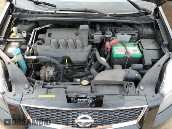 2012 Nissan Sentra SR with VIN 3N1AB6AP2CL622560, listed as a Copart auction lot 58856725 with 132,970 mi miles and Salvage title. Bid and sale history available at DreamBid. Image 11.